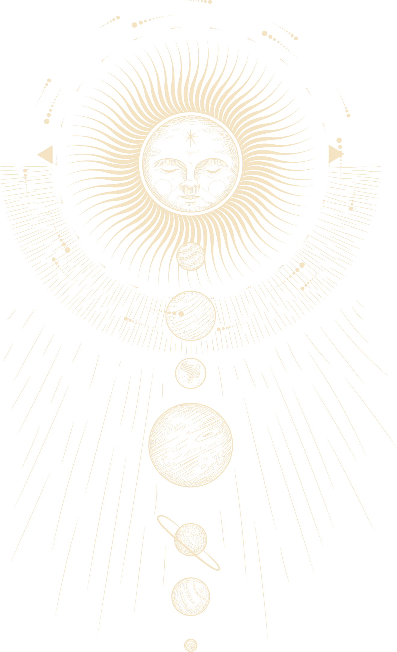 Zodiac Horoscope Planetary Illustration